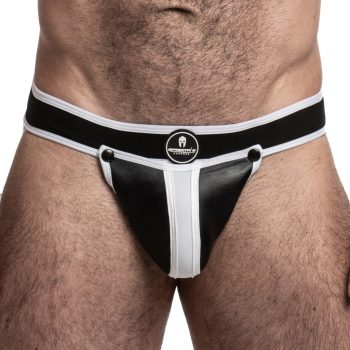 Jockstrap Shell – stílusos fekete-fehér férfi alsó