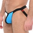 Troy Blue-Black – stílusos férfi jockstrap prémium anyagból