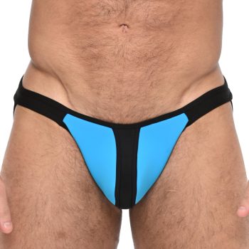   Troy Blue-Black – elegáns férfi jockstrap prémium kényelemmel