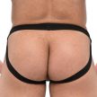 Troy Blue-Black – elegáns férfi jockstrap prémium kényelemmel