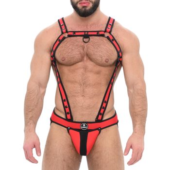 Army Red – férfi jock és hám szett