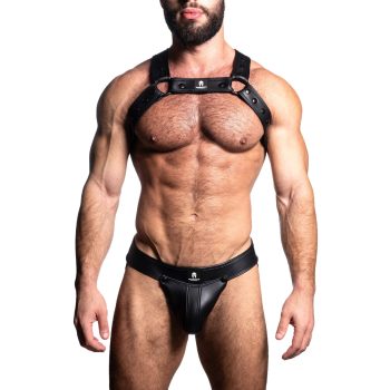   Poseidone Harness-Jock Szett Fekete – prémium intim viselet
