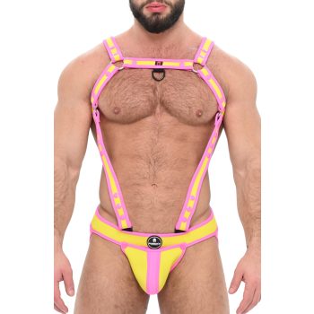   Army Jock és Hám Szett – Rózsaszín-Sárga Kiegészítő