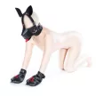 Puppy Kit 6 darabos fekete-vörös szett - Prémium kutyás kiegészítők - 5