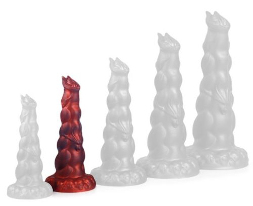 Heyak M – prémium piros anál dugó 21 x 6.5 cm