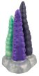 Triple Dildo Tri Tentak - Háromsoros Érdeklődést Keltő Pénisztformáló Készség 19 x 9,5 cm - 3