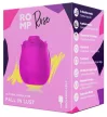 Pink Clitoral Stimulator 4 Rhythms 6 Suction Levels 8cm Silicone Waterproof