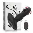 Slapslup – vibráló prosztata stimuláló fekete 13 cm