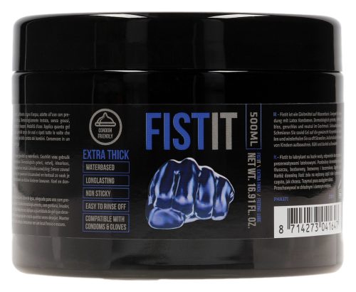Vízbázisú Síkosító FIST IT EXTRA THICK 500 ml - Intenzív Élvezet Fekete Kiadásban