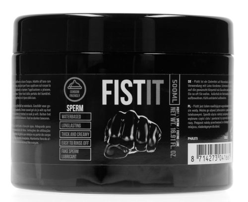 Aspect Sperme Fist It 500 ml - Krémes Intim Kényeztetés Fekete Üvegben
