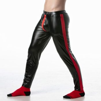   Prémium Fekete-Piros Cipzáras Nadrág – Stílusos kényelem