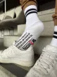 Retro Sk8erboy – fehér stílusos zoknik