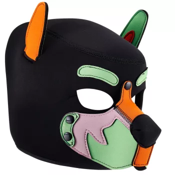   Wolf Gang Szexjáték Neoprén fekete narancs 58 5-61 cm fejkerület