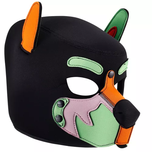 Wolf Gang Szexjáték Neoprén fekete narancs 58 5-61 cm fejkerület