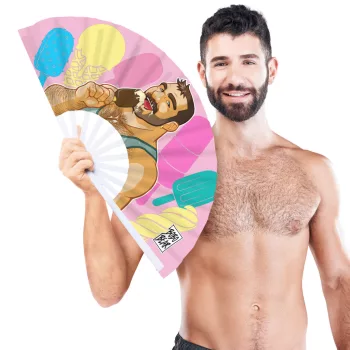 Ice Cream Fan 64cm Colorful Design by Bobo Bear