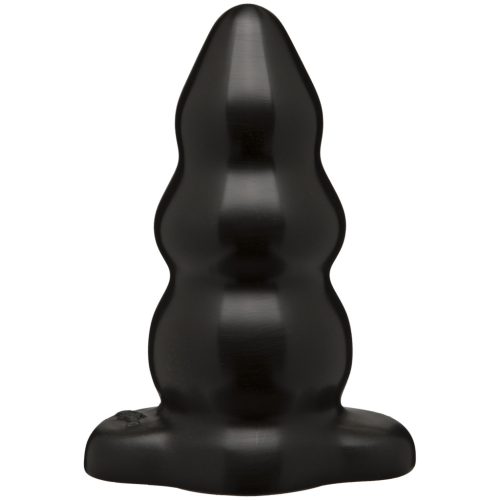 Prémium háromrészes anál plug – 12 x 6 cm fekete