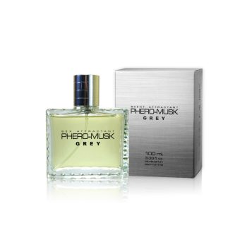 Feromon Phero Musk férfi parfüm 100 ml szürke