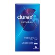 Durex Natural Classic – prémium óvszer, 6 darabos kiszerelés