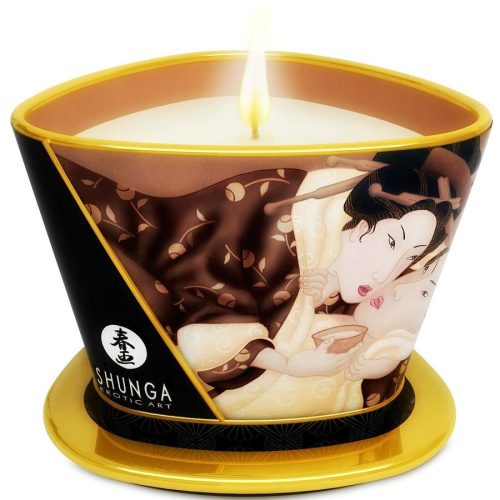 SHUNGA - MINI CARESS BY CANDELIGHT CSOKOLÁDÉ MASSZÁZS GYERTYA 170 ML