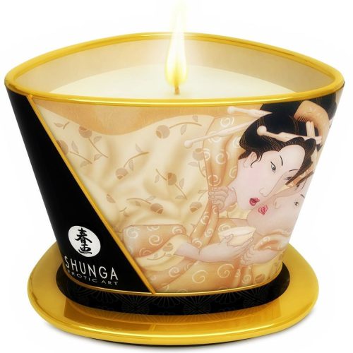 SHUNGA - MINI CARESS BY CANDELIGHT VANÍLIA MASSZÁZSGYERTYA 170 ML