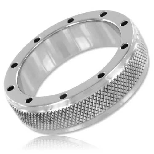 Metal Hard Steel Cock Ring 40mm Diameter with Ventilation Holes