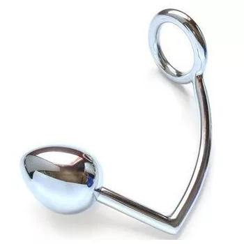 METAL HARD – anális horgot tartalmazó gyűrű 45 mm