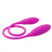 Pretty Love Vibrator dublu flexibil 7 moduri vibrație 60 cm silicon reîncărcabil