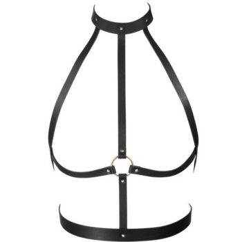 Bijoux Indiscrets Maze - stílusos fekete h-harness