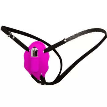   Baile Love Rider Vibrating Silicone Harness With Clitoral Stimulator