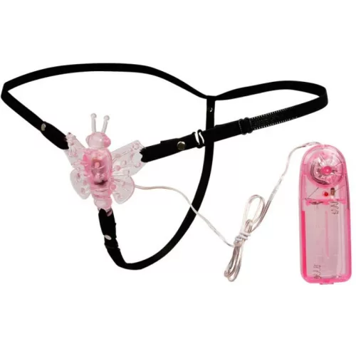 Baile Ham Vibrator Fluture Vibrant Reglabil Roz