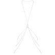 Bijoux - elegáns testlánc ezüst színben