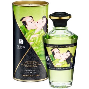 SHUNGA - Melegítő masszázsolaj, Midnight Sorbt íz 100 ml