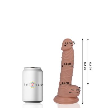 MR INTENSE - 17,1 cm realistikus dildó 2,9 cm átmérővel