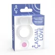 Casual Love Vibrating Double Penis Ring Transparent Flexible TPR