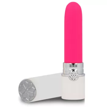  LIPS STYLE Cleo – prémium csiklóizgató fehér-rózsaszínben