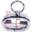 Metal Hard Testicle Bracelet Adjustable Pressure with Ring and Allen Key