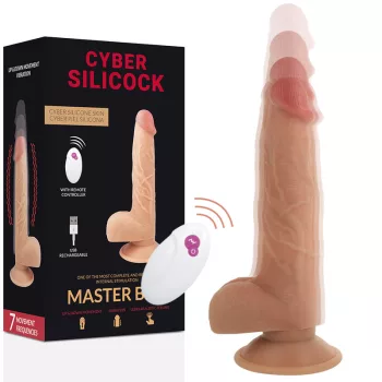   Cyber Silicock – távirányítós realistikus maszturbátor 23,8 cm