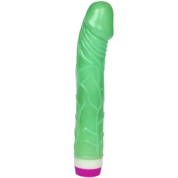 BAILE - 23 cm-es zöld vibrátor a gyönyör hullámaival