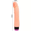 TERMÉSZETES RUGALMAS REALISZTIKUS VIBRÁTOR 24 CM - 5