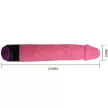 SZÍNES SZEX REALISZTIKUS VIBRÁTOR RÓZSASZÍN 23 CM - 8