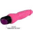 BAILE - SZÍNES SZEX REALISZTIKUS VIBRÁTOR RÓZSASZÍN 24 CM - 6