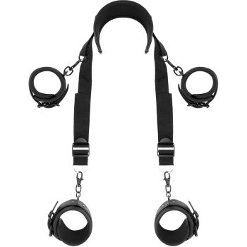   Fetish Submissive – mesteri pozíció 4 neopréne bilincsel