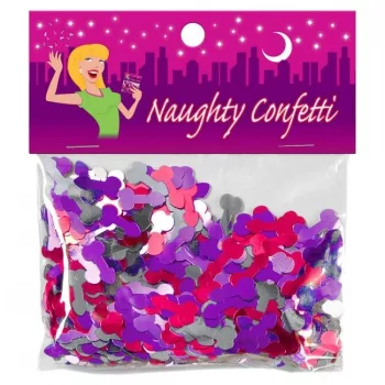   Kheper Games Confetti penis forma mix metalizat 15 g multicolor