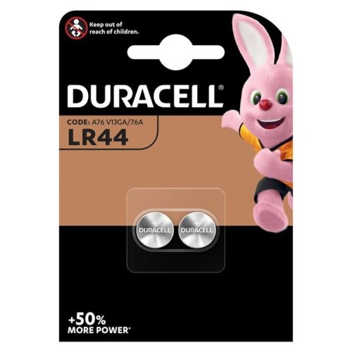 DURACELL - AKKUMULÁTOR LR44 1,5V 2 DARAB