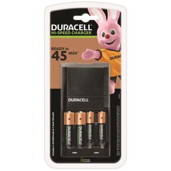 Duracell - 45 perces újratölthető akkutöltő 2xAA, 2xAAA