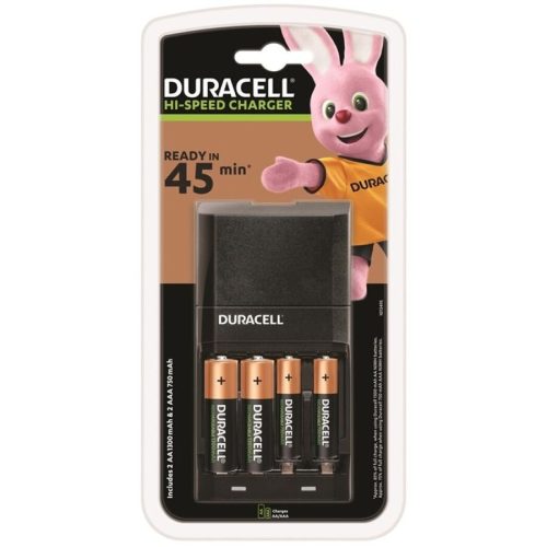 DURACELL - TÖLTŐ 45MIN. + 2xAA 1700mAh + 2xAA 750mAh