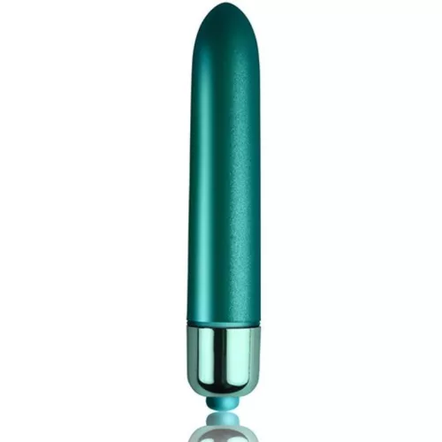 Rocks-Off Vibrating Bullet 10 Functions Waterproof Peacock Petals