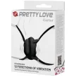 Pretty Love Strap On Vibrator USB Rechargeable 12 Modes Silicone