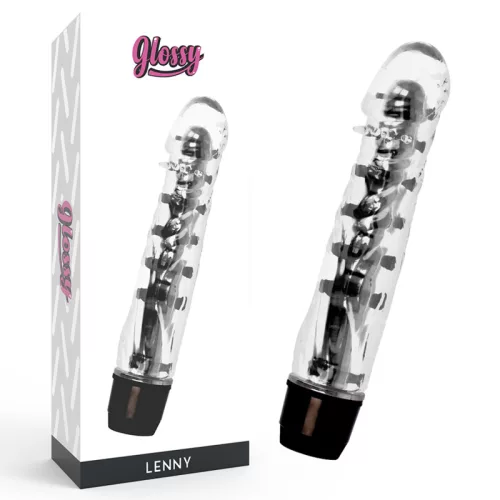 GLOSSY - prémium fekete vibrátor érzéki kényeztetéshez