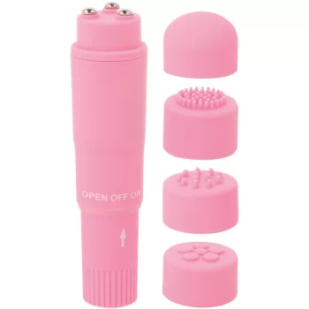 GLOSSY Kurt – stílusos mini masszírozó rózsaszínben
